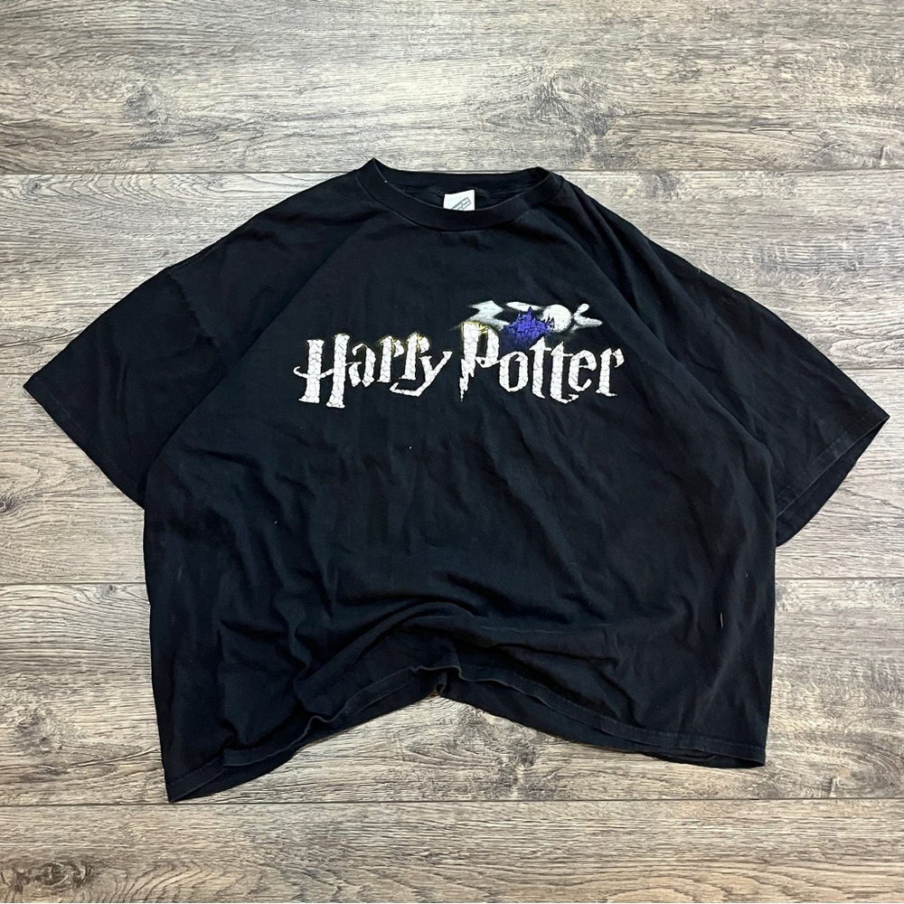 Vintage 2000 Harry Potter Warner Bros Promo Puff Print T-Shirt Mens Size XXL